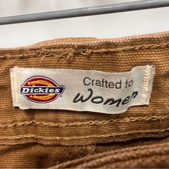 Dickies Women’s Brown Carpenter Double Knee Rugged Work Pants Jeans size 16 R - Picture 5 of 13